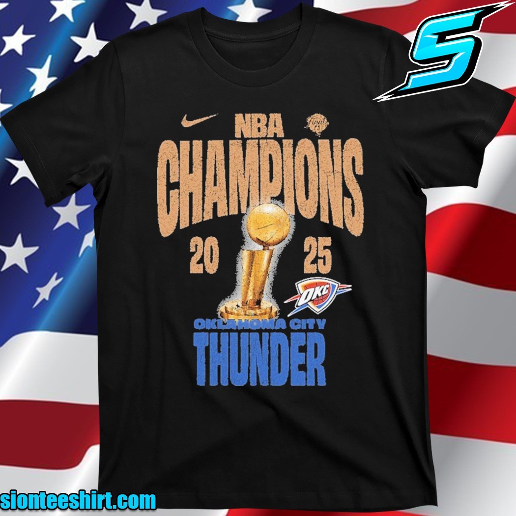 OKC THUNDER 2025 NBA CHAMPIONS STARS CREWNECK | Official OKC